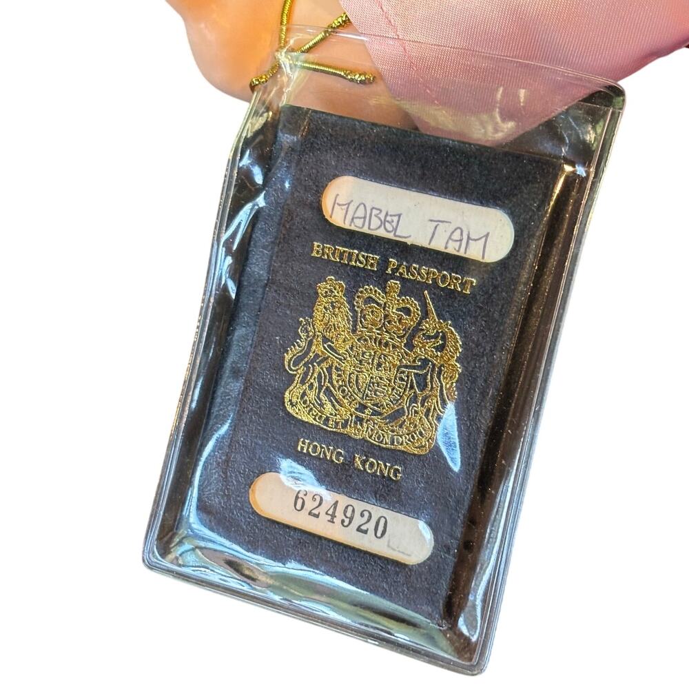 Vintage 1982 Chopstick Kids Doll with Baby in Carrier & Passport, JMB Jacobsen - Picture 6 of 7